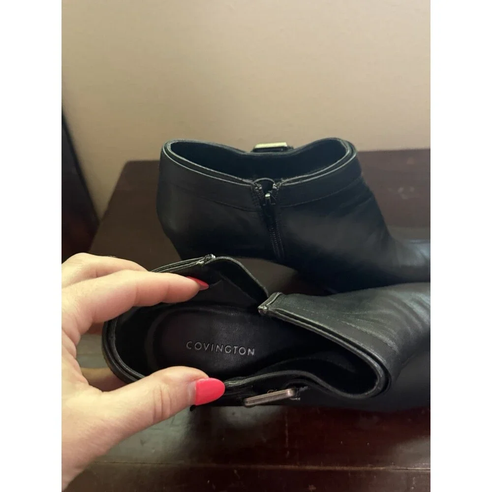 Womens Covington Jerolyn Boots 25280 Black Size 10